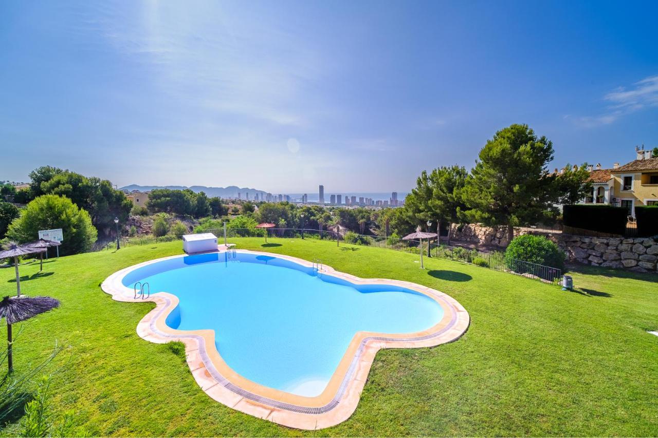 הוילה קאלה דה פינסטראט Casa Miramar Benidorm Skyline מראה חיצוני תמונה