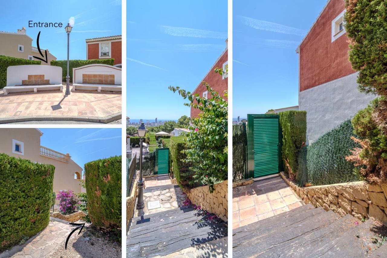 הוילה קאלה דה פינסטראט Casa Miramar Benidorm Skyline מראה חיצוני תמונה